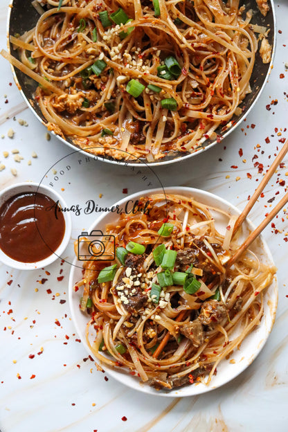 Simple Beef pad Thai - semi exclusive set 1