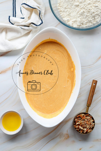 Pumpkin Cheesecake dump cake - exclusive set