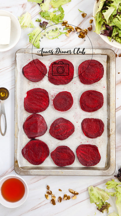 Goat Cheese salad with beetroot PLR set