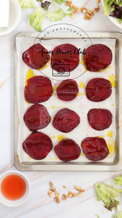 Goat Cheese salad with beetroot PLR set