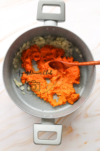 Creamy roasted garlic pumpkin soup  - exclusive set