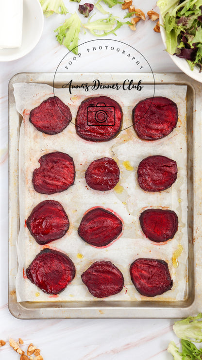 Goat Cheese salad with beetroot PLR set