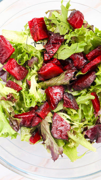 Goat Cheese salad with beetroot PLR set