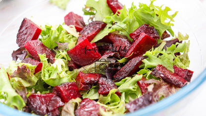 Goat Cheese salad with beetroot PLR set