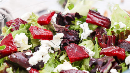 Goat Cheese salad with beetroot PLR set