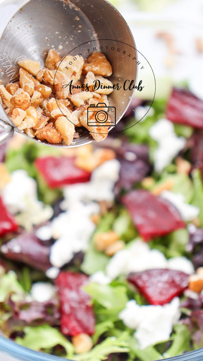 Goat Cheese salad with beetroot PLR set