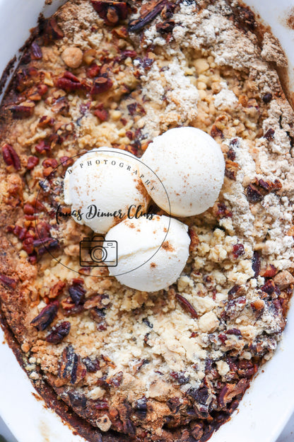 Pumpkin Cheesecake dump cake - exclusive set