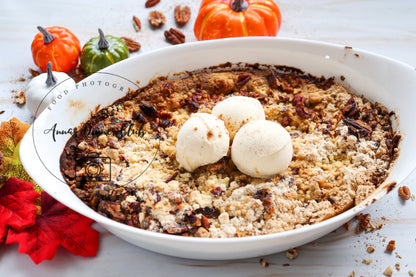 Pumpkin Cheesecake dump cake - exclusive set