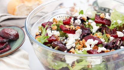 Goat Cheese salad with beetroot PLR set