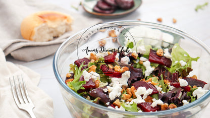 Goat Cheese salad with beetroot PLR set
