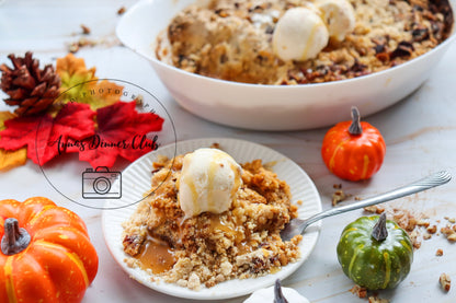 Pumpkin Cheesecake dump cake - exclusive set