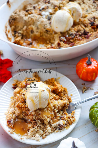 Pumpkin Cheesecake dump cake - exclusive set