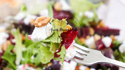 Goat Cheese salad with beetroot PLR set