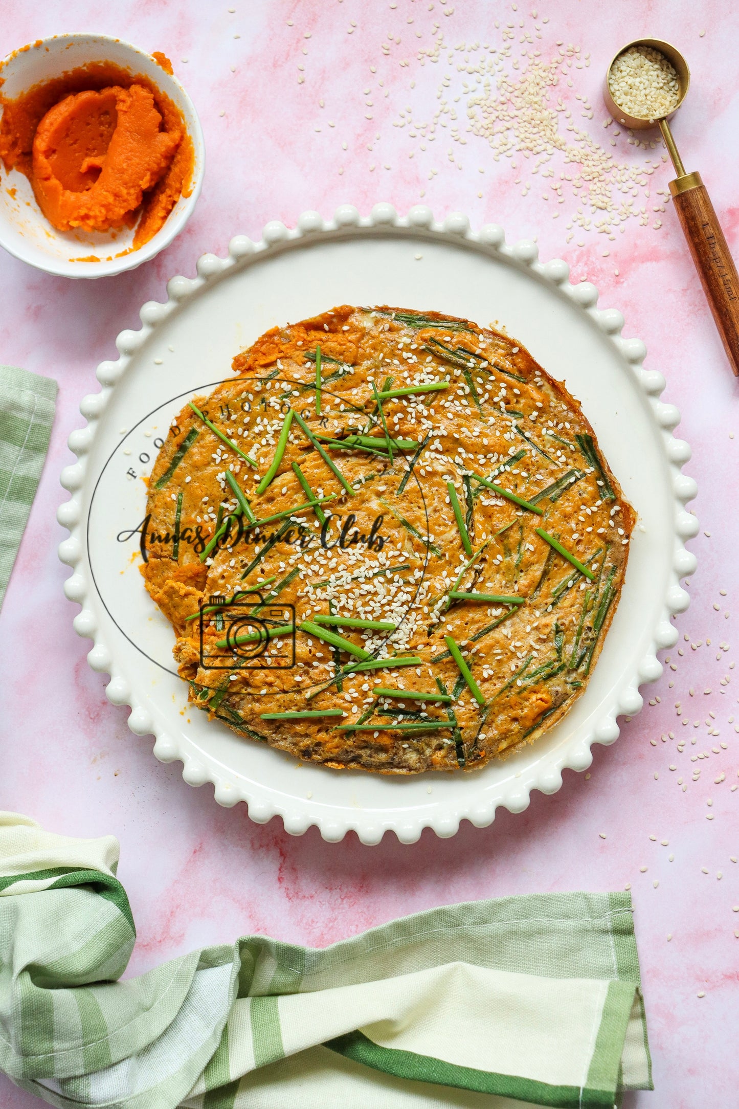 Chinese pumpkin omelet   - exclusive set