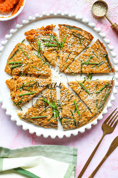 Chinese pumpkin omelet   - exclusive set