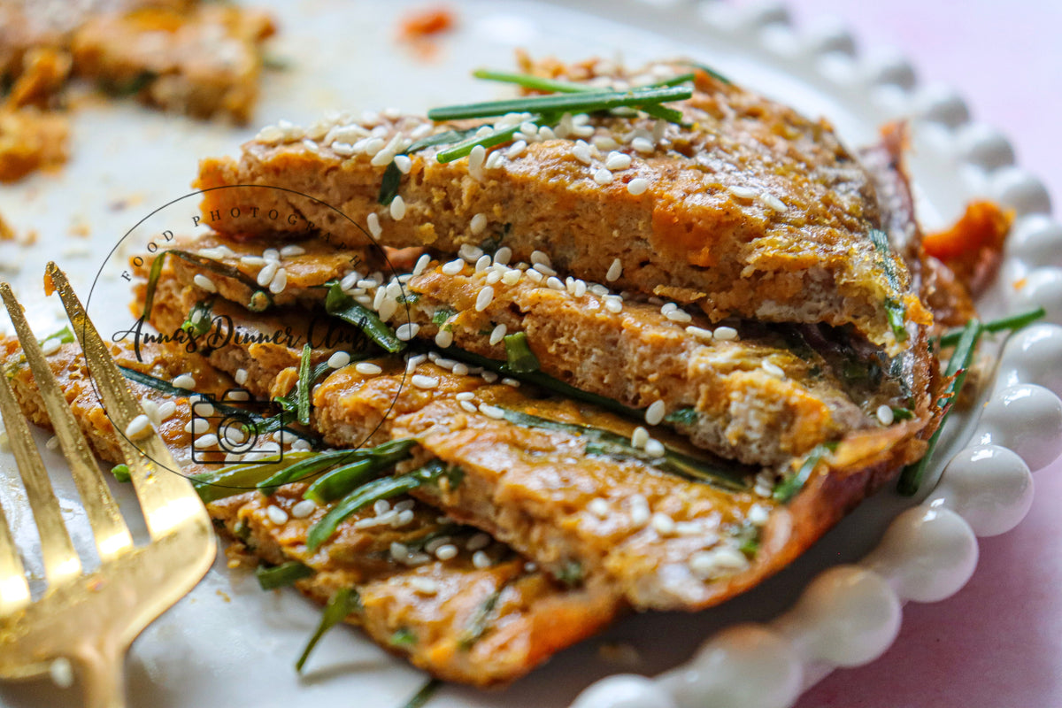 Chinese pumpkin omelet   - exclusive set