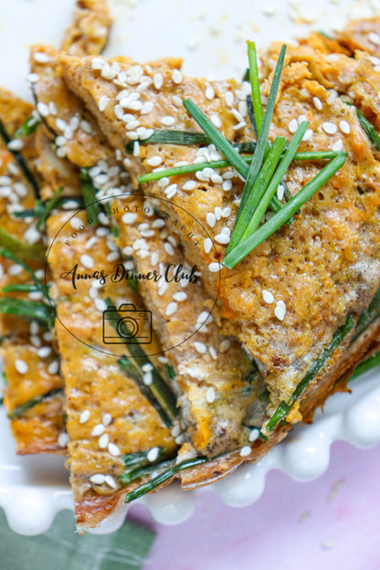 Chinese pumpkin omelet   - exclusive set