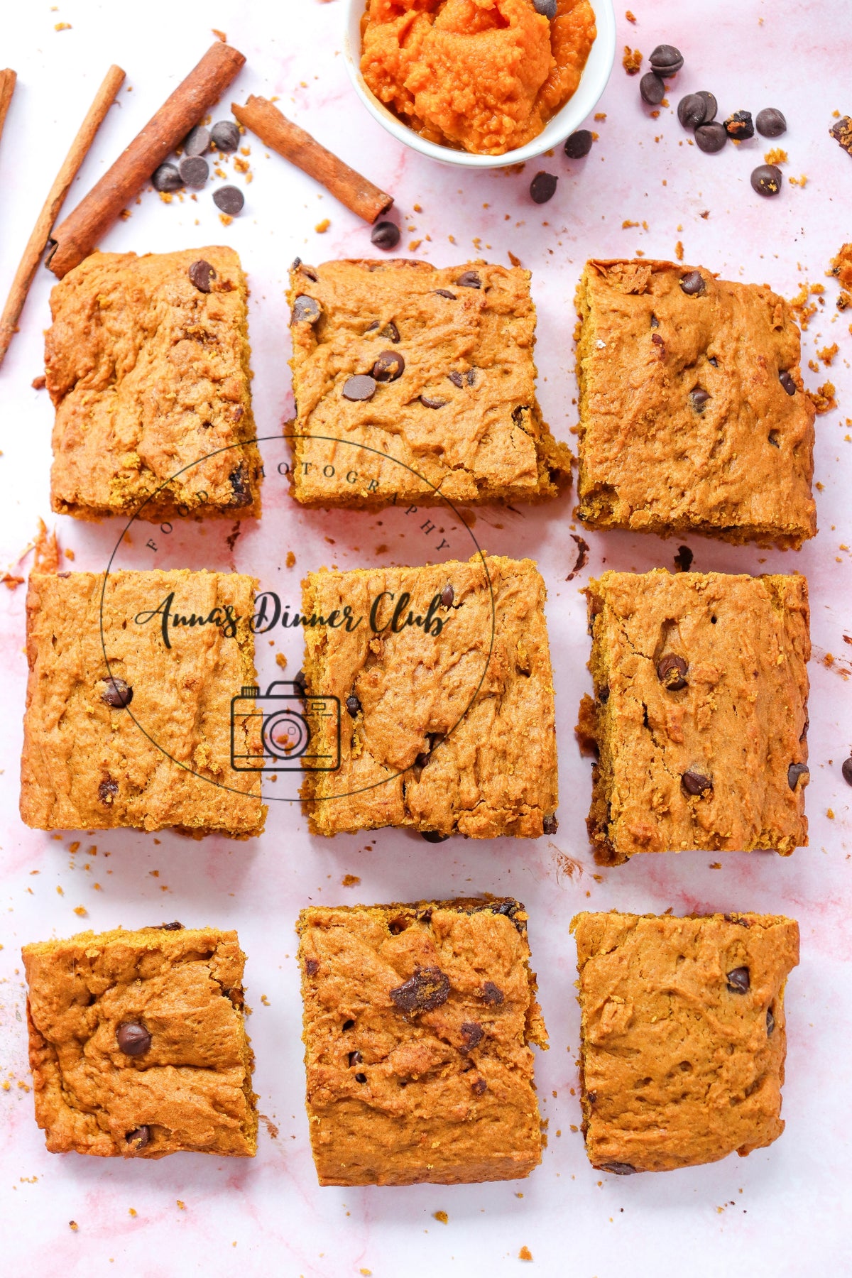 Pumpkin blondies - exclusive set