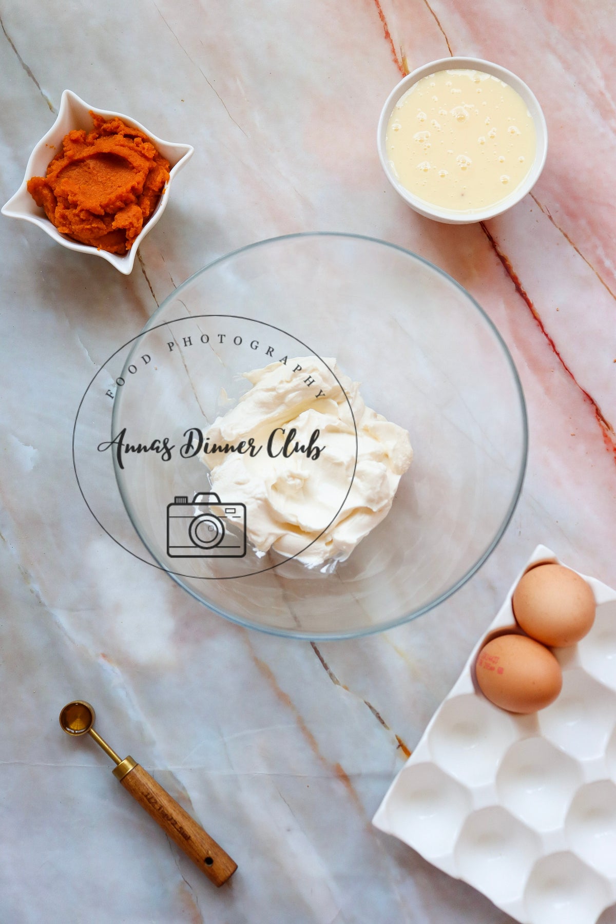 Pumpkin cheesecake bars  - exclusive set