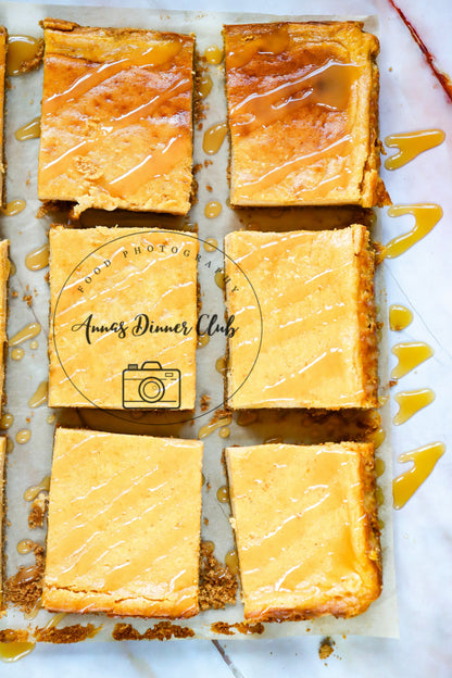 Pumpkin cheesecake bars  - exclusive set
