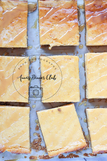 Pumpkin cheesecake bars  - exclusive set