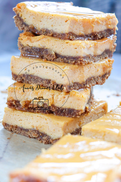 Pumpkin cheesecake bars  - exclusive set