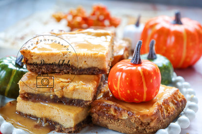 Pumpkin cheesecake bars  - exclusive set