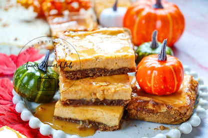 Pumpkin cheesecake bars  - exclusive set
