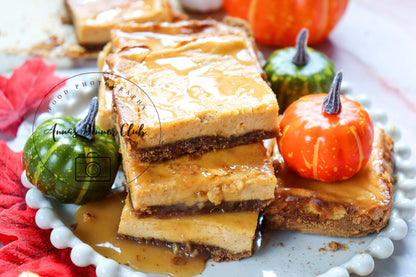 Pumpkin cheesecake bars  - exclusive set