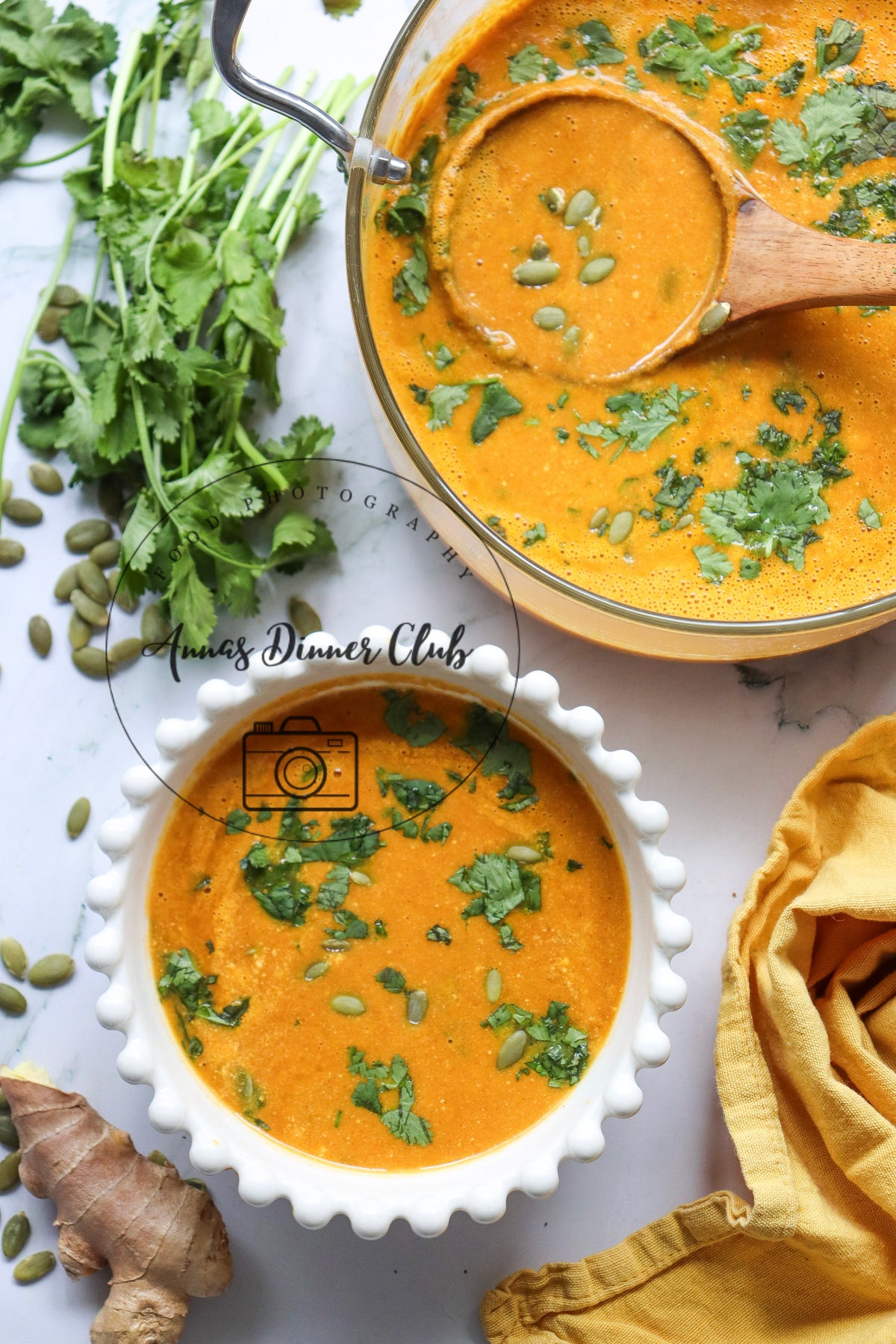 Gingered Pumpkin Velvet Soup - semi exclusive set 1