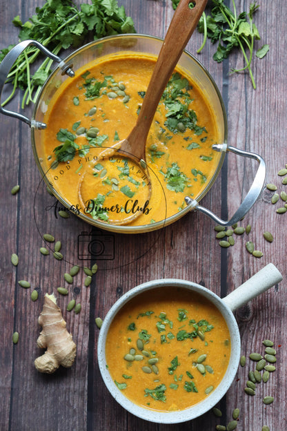 Gingered Pumpkin Velvet Soup - semi exclusive set 2