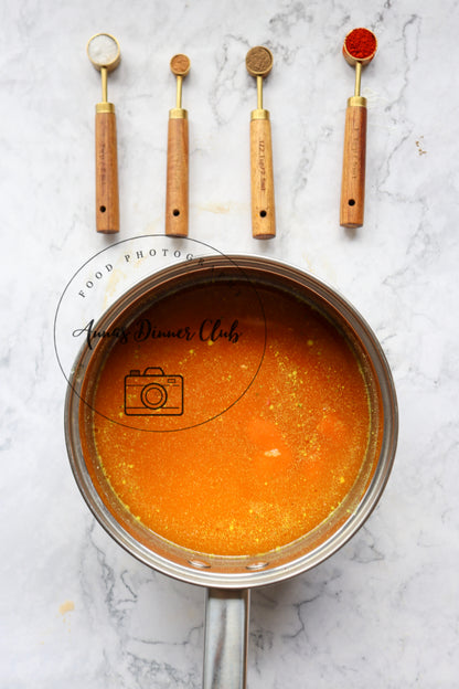 Pumpkin and bacon soup- exclusive set