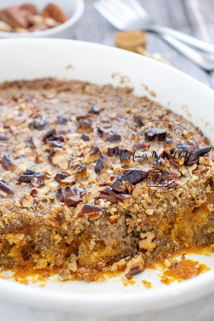 Clean eating pumpkin dump cake PLR set (vegan, gluten free)