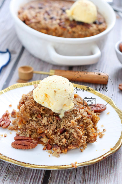 Clean eating pumpkin dump cake PLR set (vegan, gluten free)