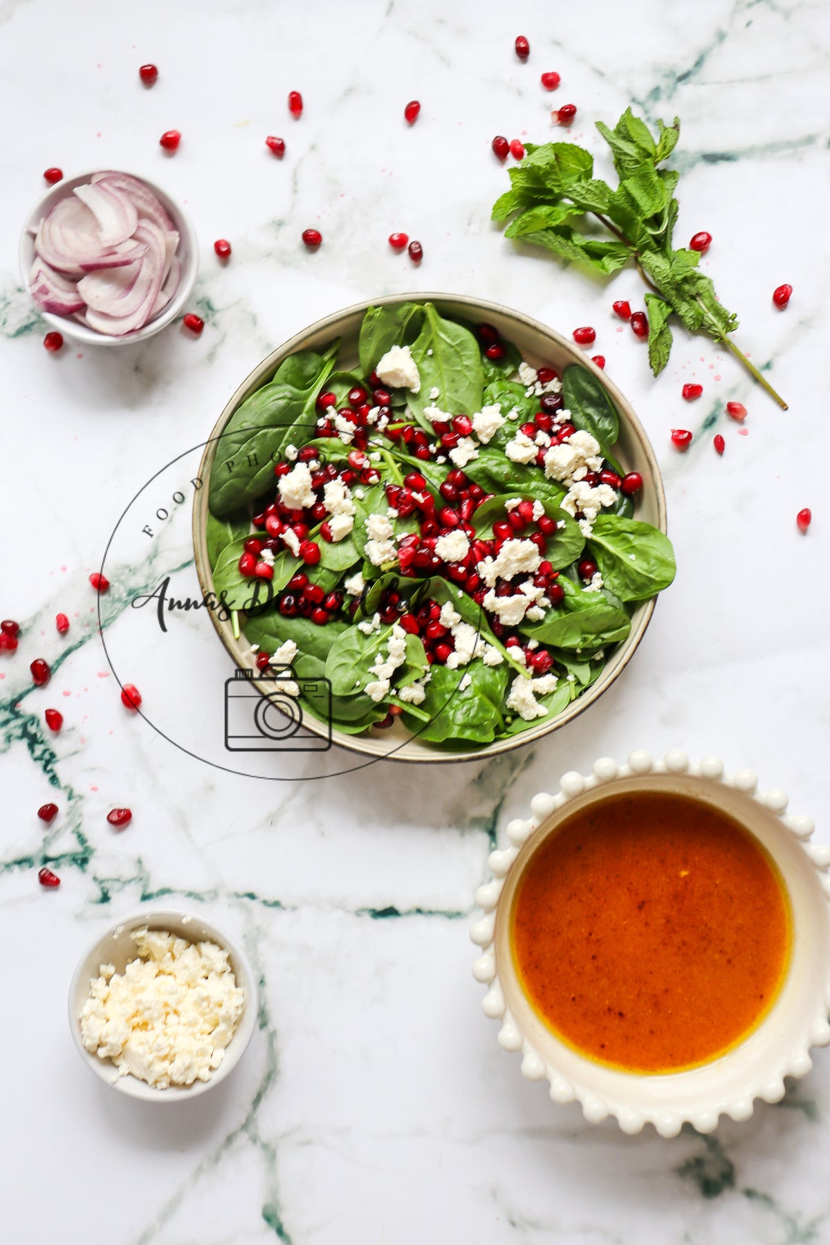 Pomegranate salad  - exclusive set