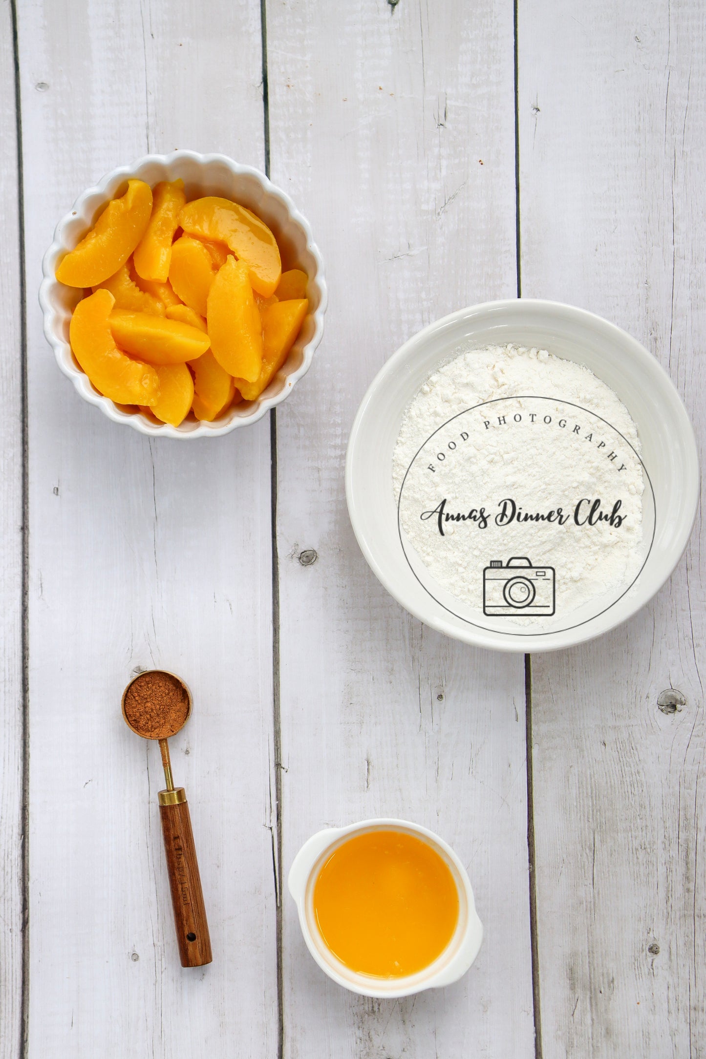 Skillet Peach Dump Cake PLR set