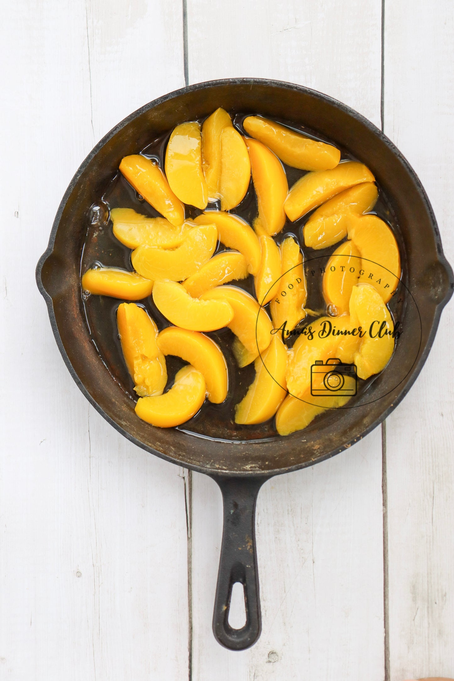 Skillet Peach Dump Cake PLR set