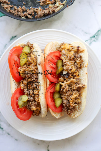 New York chopped cheese sandwich - semi exclusive set 2