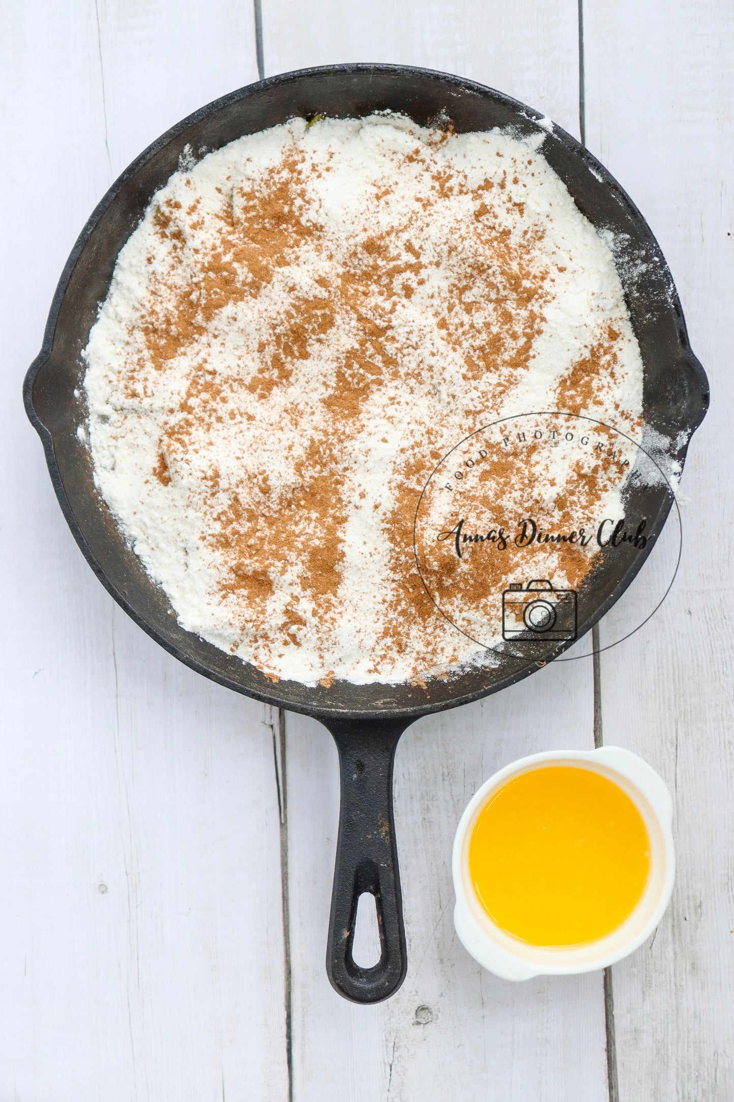 Skillet Peach Dump Cake PLR set