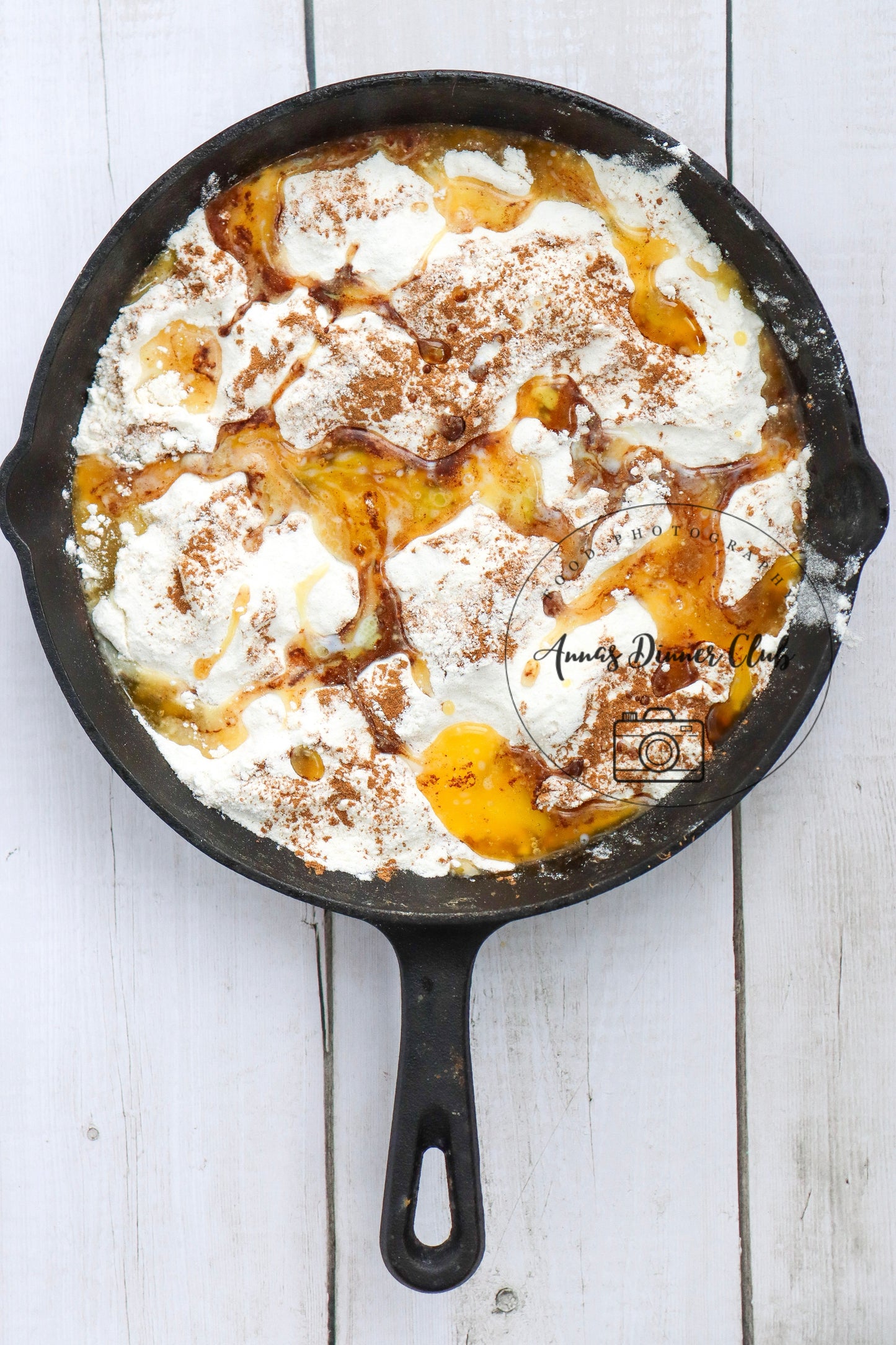Skillet Peach Dump Cake PLR set