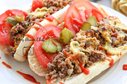 New York chopped cheese sandwich - semi exclusive set 1