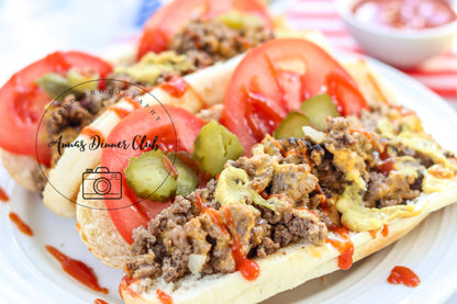 New York chopped cheese sandwich - semi exclusive set 1