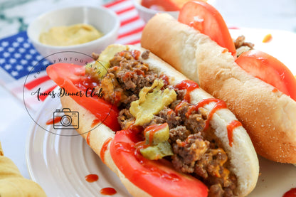 New York chopped cheese sandwich - semi exclusive set 1