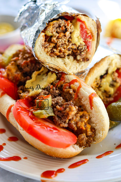 New York chopped cheese sandwich - semi exclusive set 1
