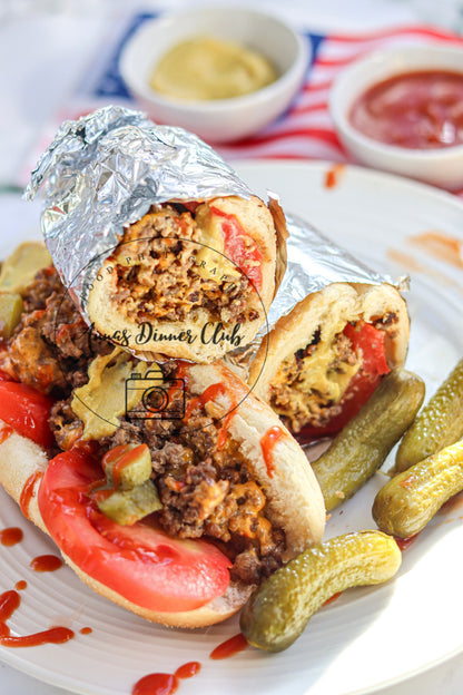 New York chopped cheese sandwich - semi exclusive set 1