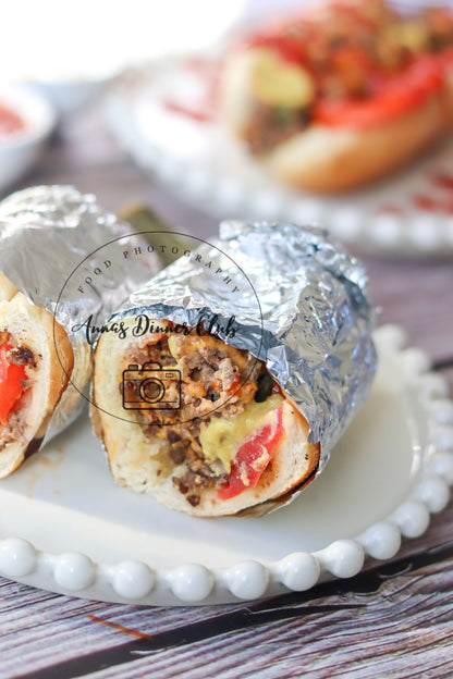 New York chopped cheese sandwich - semi exclusive set 2
