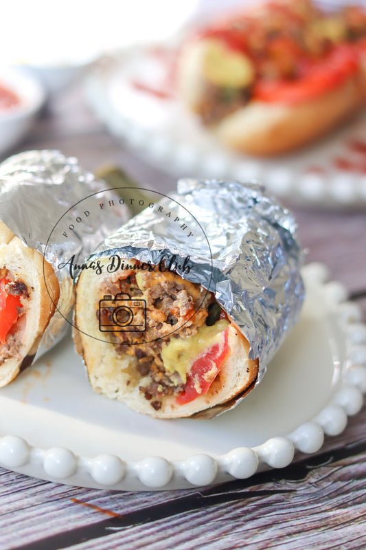 New York chopped cheese sandwich - semi exclusive set 2