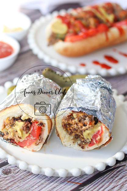 New York chopped cheese sandwich - semi exclusive set 2