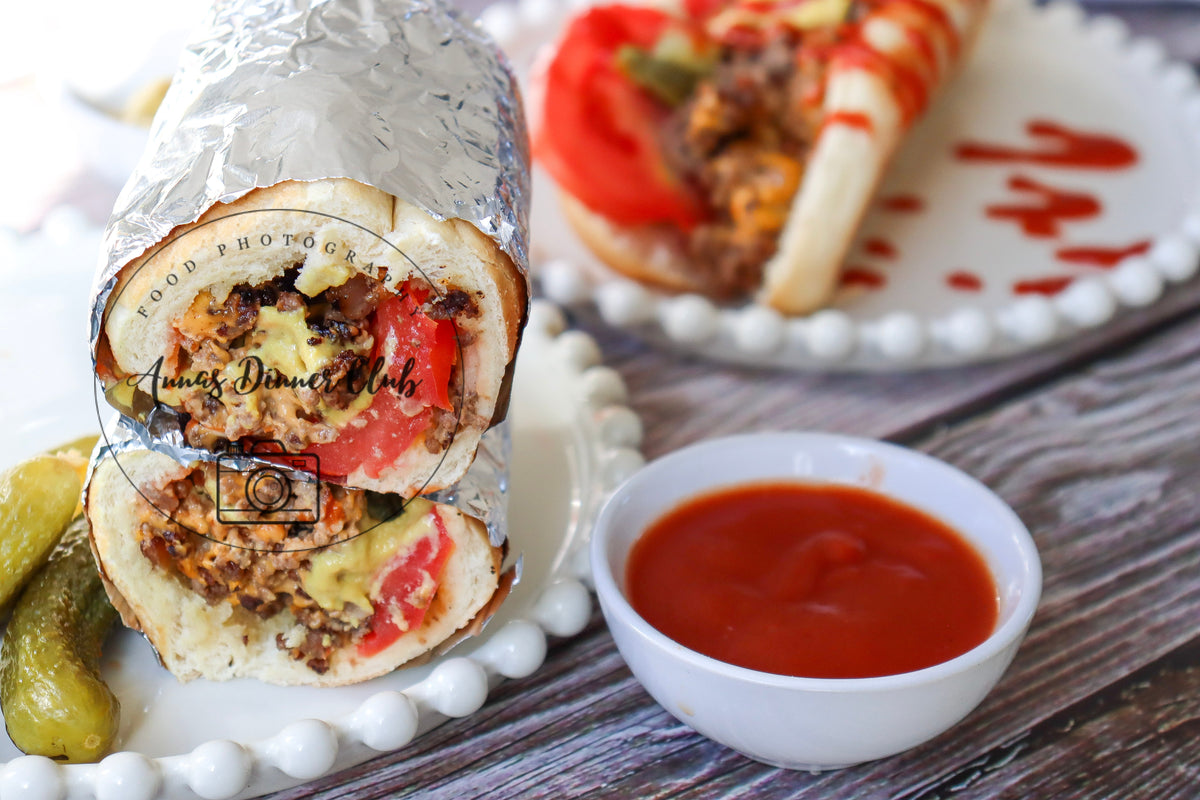 New York chopped cheese sandwich - semi exclusive set 2