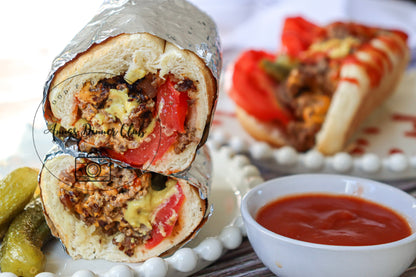 New York chopped cheese sandwich - semi exclusive set 2